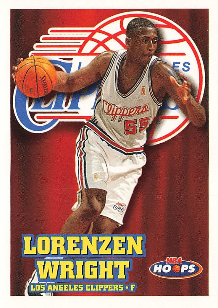 1997 Hoops #74 Lorenzen Wright Los Angeles Clippers
