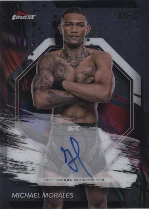 2024 Topps Finest UFC - Michael Morales #FA-MMO for sale | eBay