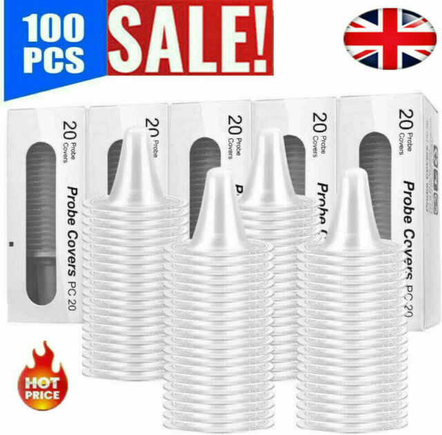 100X For Braun Probe Cover Thermoscan Ear Thermometer Replacement Filter Caps UK 100X For Braun Probe Cover Thermoscan Ear Thermometer Replacement Filter Caps UK