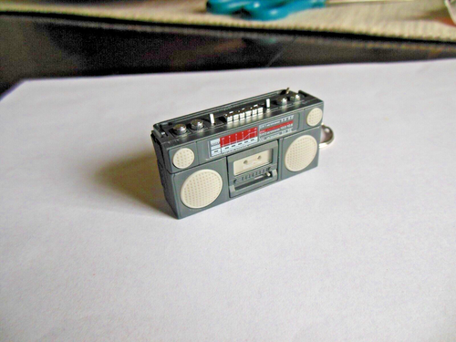 BOOMBOX 1980 * Portachiavi * {{ Nero }} * Spedizione gratuita - Foto 2 di 5