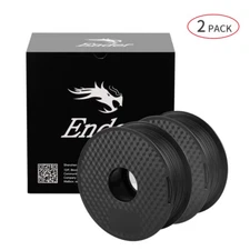 2pcs 1kg 1.75mm PLA Filament For Creality Ender 3 CR-10S Pro 3D Printer Black