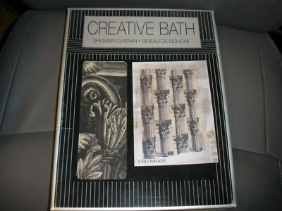 NEW Creative Bath Shower Curtain Colonnade 70" x 72" (O62) - Image 1 of 3