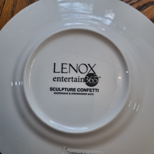 Lenox Skulptur Konfetti 7 1/4" Teller 4er Set - Bild 7 von 10