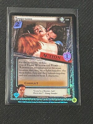 Buffy the Vampire Slayer CCG Foil Rare Three-some