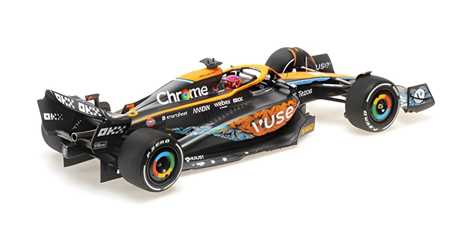 Minichamps 1:18 McLAREN MCL36 DANIEL RICCIARDO ABU DHABI GP 2022 - 537224003 - Imagen 3 de 4