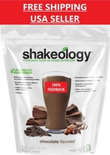 Vegan CHOCOLATE SHAKEOLGY: 30 Serving Bag, 4/2027, Protein Diet Meal Replacement