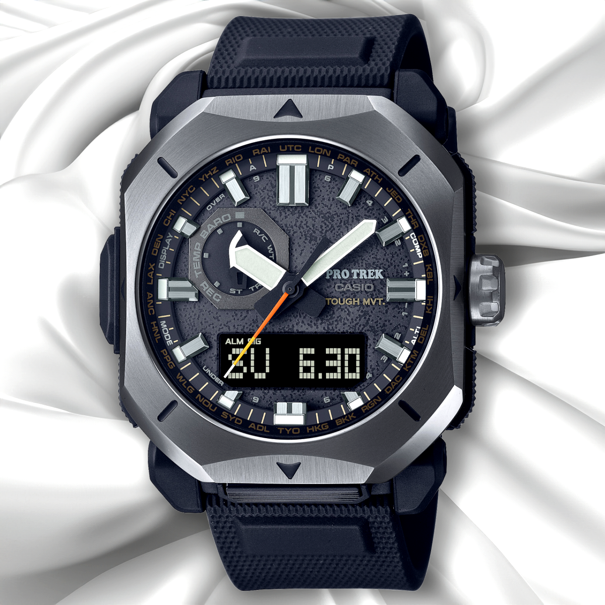 CASiO PRO TREK PRW-6900Y-1JF Solar Radio Men's Watch From Japan