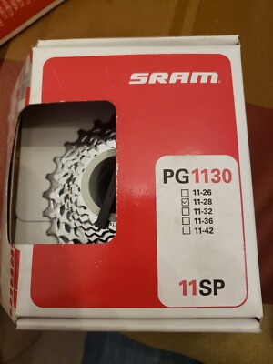 SRAM PG-1130 Bicycle Cassette - 11 Speed, 11-28T, Silver