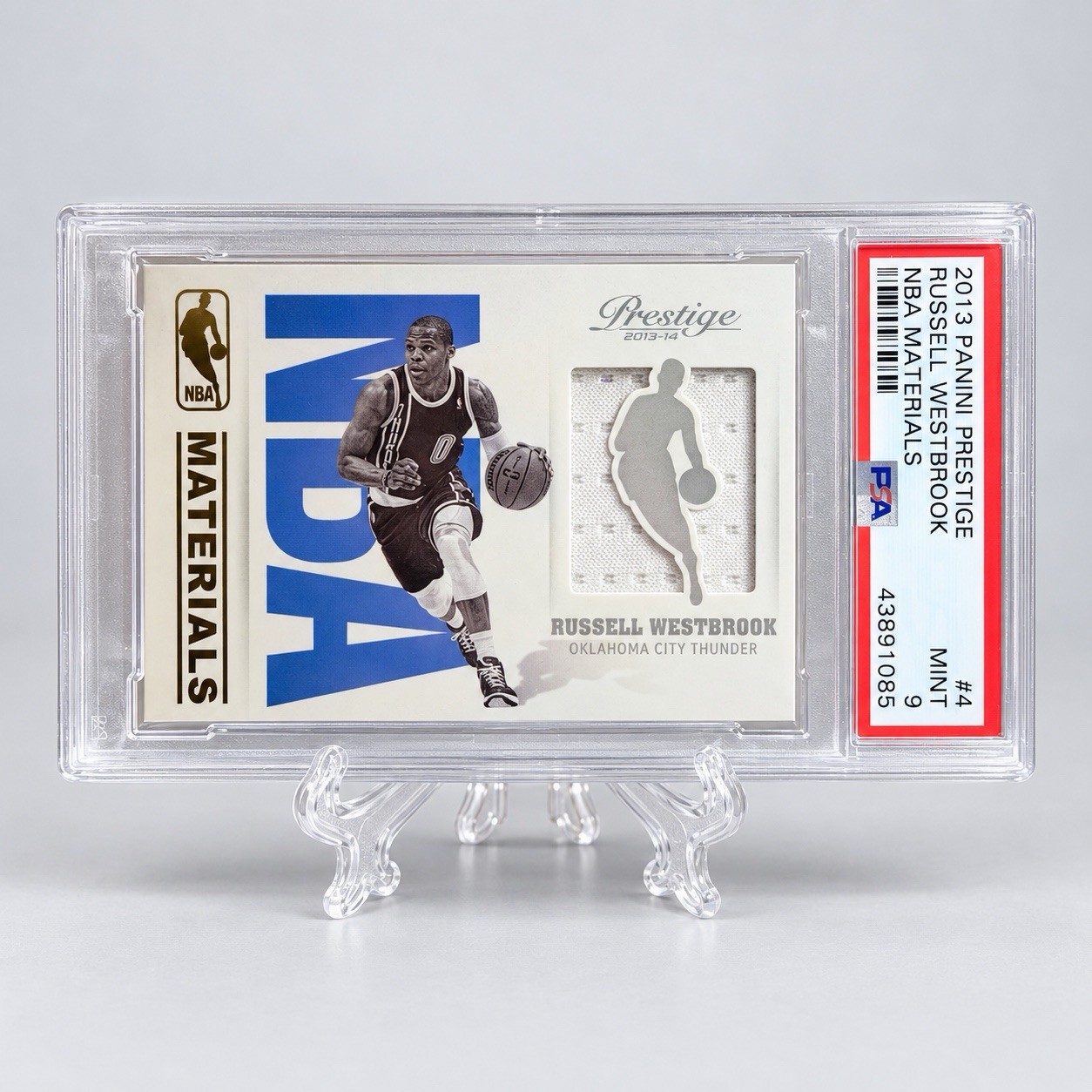 2013-14 Panini Prestige - Nba Materials Russell Westbrook #4 (MEM)