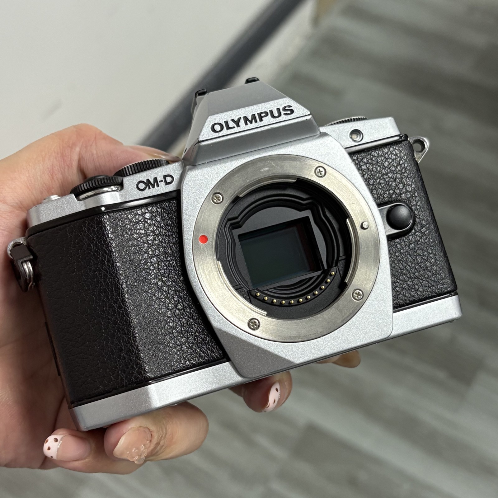 Olympus OM-D E-M5 16.1MP Digital Camera Body Only English TESTED SILVER