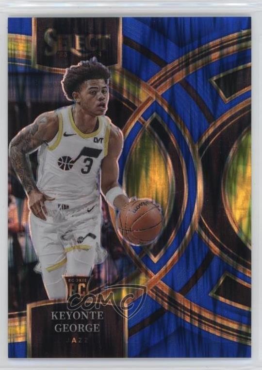 2023 Panini Select Premier Level Blue Flash Prizm 71/99 Keyonte George #109 11wa