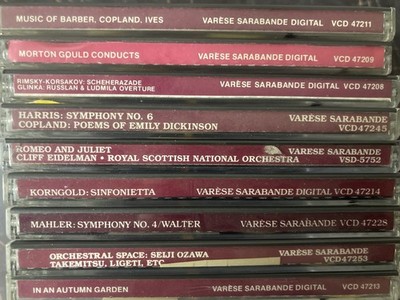 Bulk lot of VARESE SARABANDE Classical CDs (Orchestral) As Pictured G66