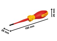 Vde-Schraubendreher Sl3.5X75 1000V Isoliert Bosch PP TPE Zertifiziert