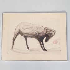 Robert Andrew Parker Painting Original 3-6-1957 Dog Art Abstract Brilliant Large