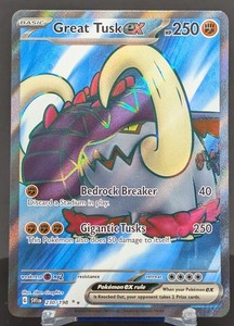 Great Tusk Ex Full Art | eBay