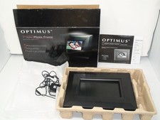 Optimus 7" Digital Photo Frame In Original Box 16-468 Widescreen - NICE