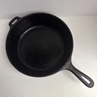 Unmarked WAGNER WARE NO. 8 B CAST IRON 10 1/2 Inch  CHICKEN FRYER MADE IN USA