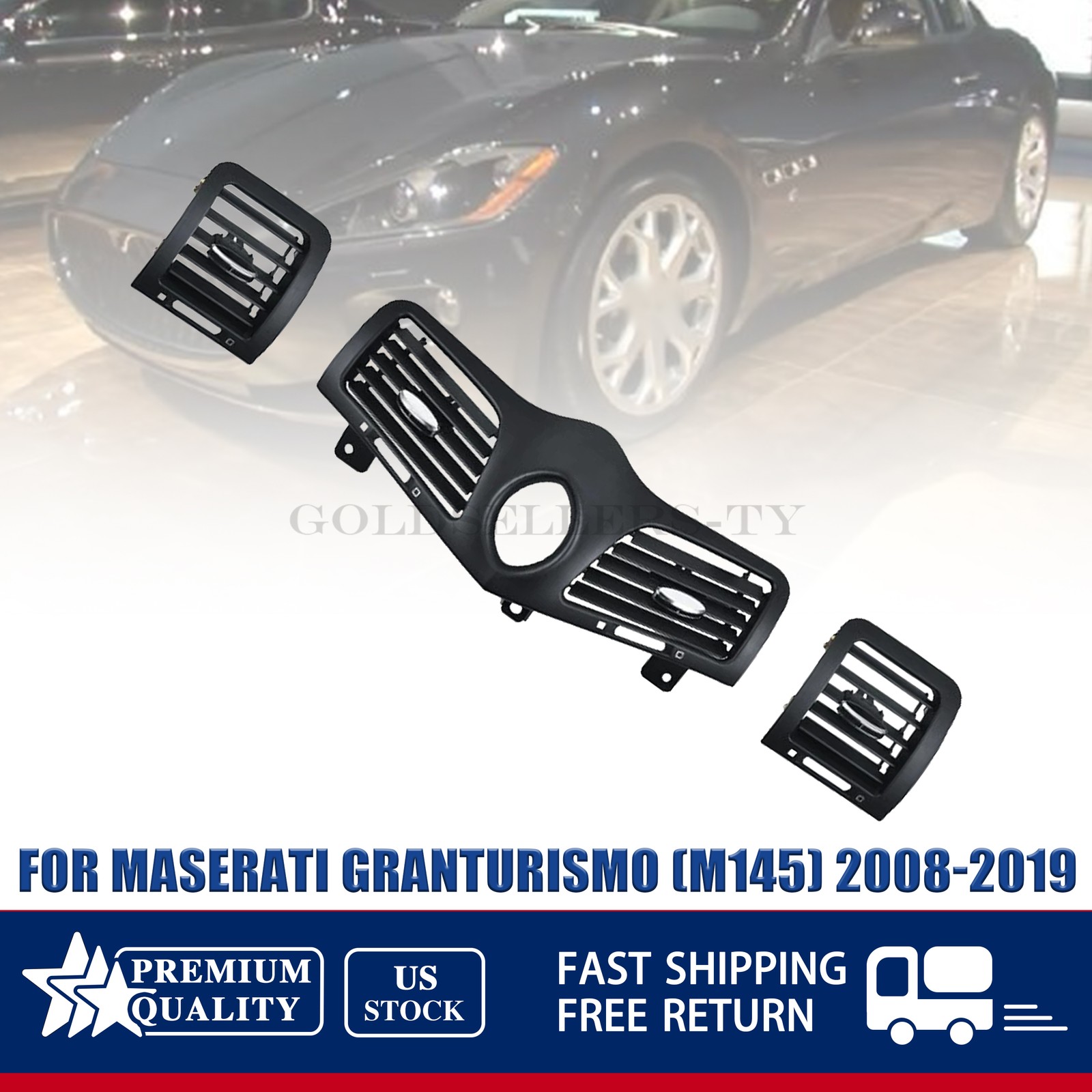 NEW Dashboard A/C Air Vent Panel Grille For 08-19 Maserati GranTurismo M145 US