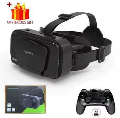 Virtual Reality Viar 3D VR Brille Gerät Helm Linsen Headset Set Neu