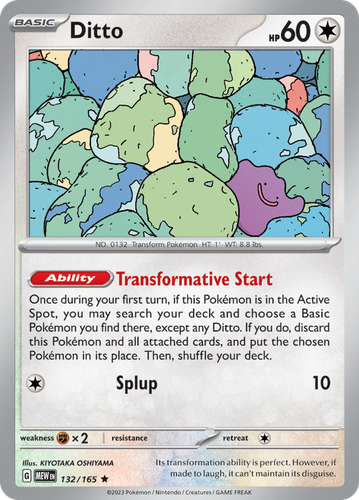 Ditto (132/165) [Scarlet & Violet 151] Near Mint Holofoil - Picture 1 of 1