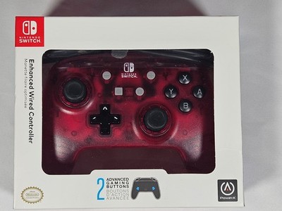 PowerA Enhanced Wired Controller Rot, Nintendo Switch Kabelgebunden Neu in OVP