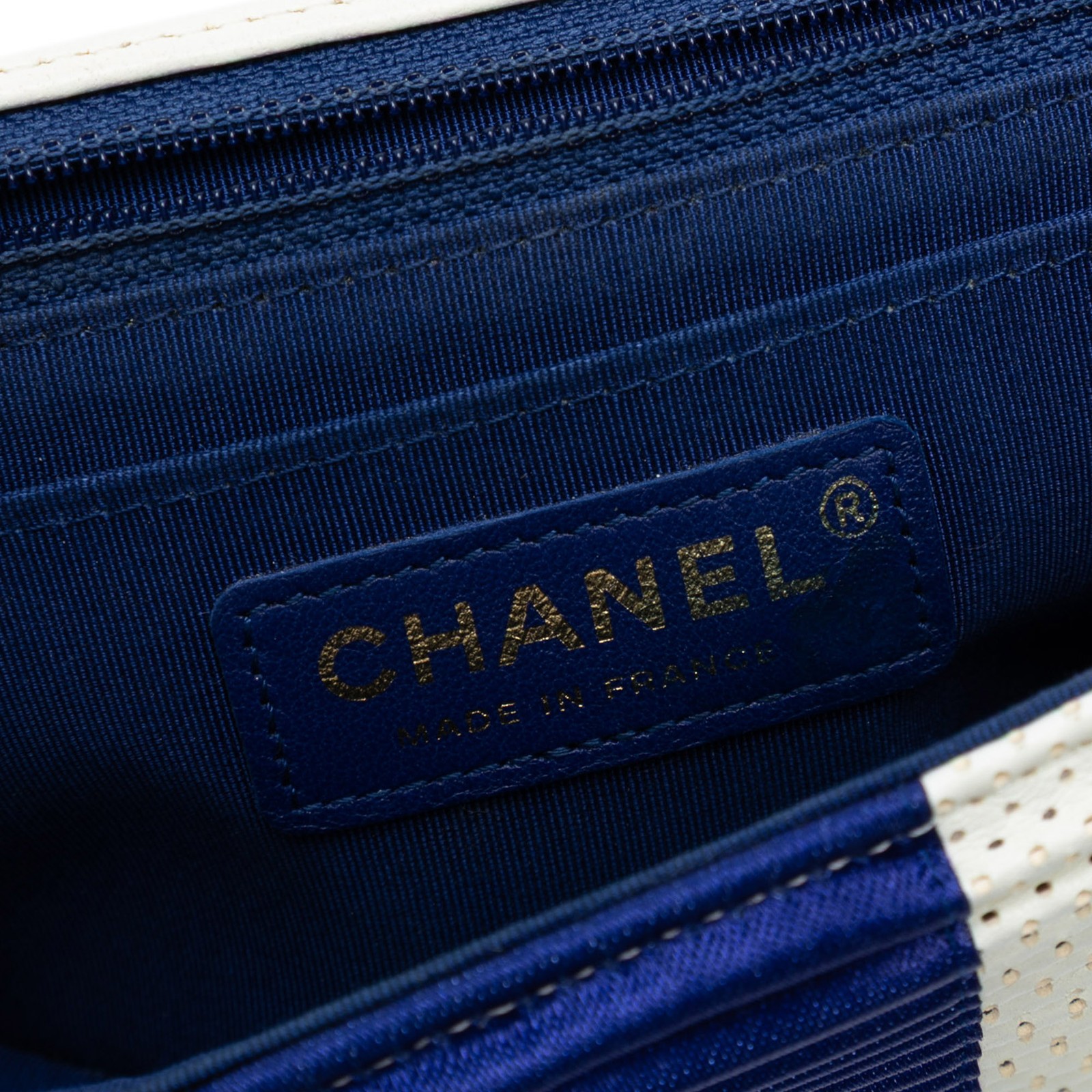 Authenticated Chanel New Mini Pleated Perforated … - image 5