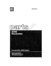 Caterpillar Cat 235C Excavator Parts Catalog Manual ser 13Z15163 4DG1-Up 2PG1-Up