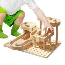 Marble Toys Wooden Funny Educational Games Marble Maze Game Race Track
