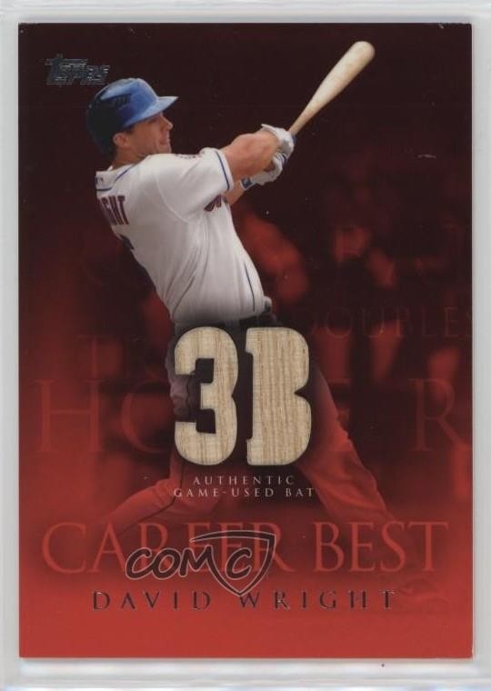 David Wright #CBR-DW 2009 Topps Baseball Career Best Relics