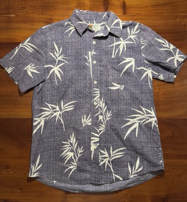 Paradise Key Fine Resort Wear Men s Short Sleeve Floral Button Up Shirt Sz M