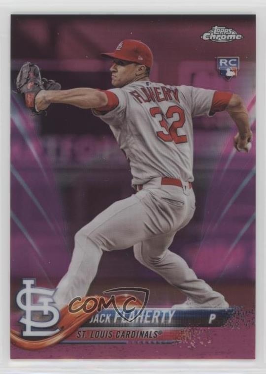 2018 Topps Chrome Update Target Exclusive Pink Refractor Jack Flaherty 0k5t