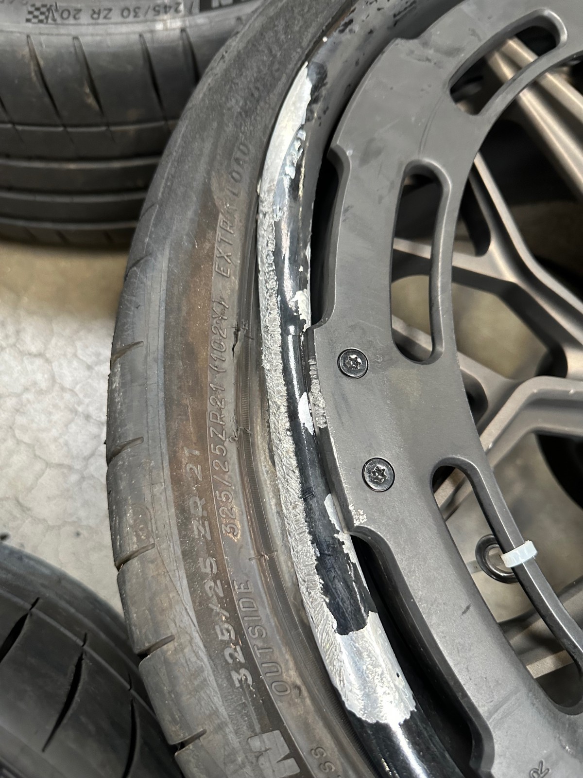 McLaren 720S, AL13 109R Wheel / Rim Set, 20 Front - 21 Rear, Damaged