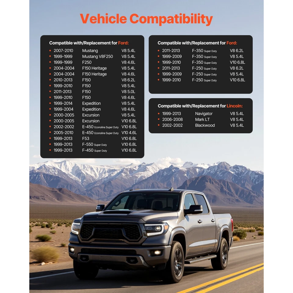 Starter Motor for Ford F-150 F-250 F-350 Super Duty 4.6/5.4/6.2/6.8L V8 V10 6646 Foto 3 de 4