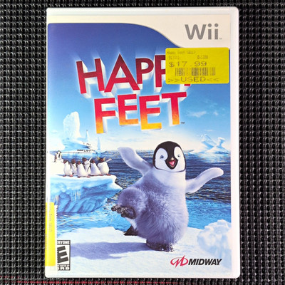 Midway Happy Feet Nintendo Wii E Action & Adventure Manual Included NTSC-U/C