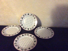 Disney  Christmas Side  Plates X 4
