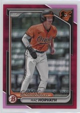 2024 Bowman Prospects Fuchsia Border 218/299 Mac Horvath #BP-6 05ol