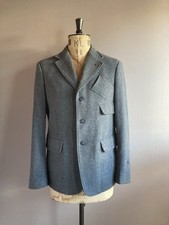 G-Star Raw Ruston Blazer Herren Gr. 40R Grau Field Utility Wolljacke