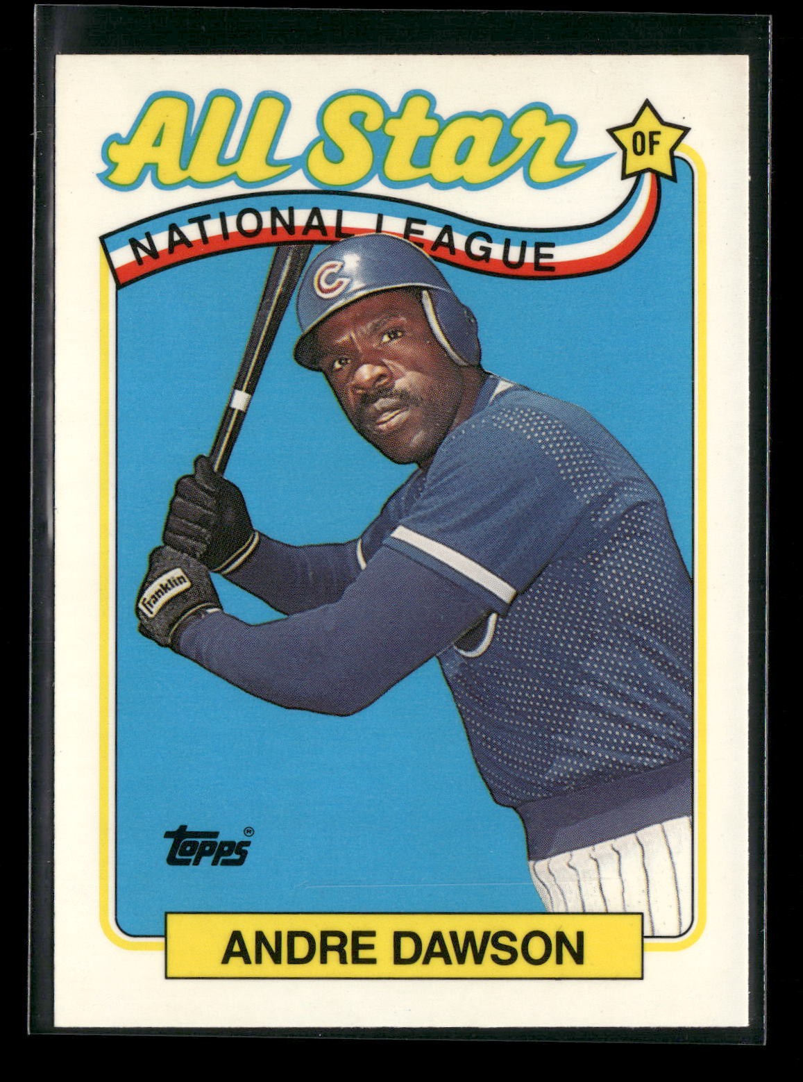 1989 Topps #391 Andre Dawson Collector's Edition (Tiffany) Chicago Cubs
