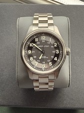 Hamilton Khaki Field Titanium Automatic Watch 42mm Grey Dial, H70545550