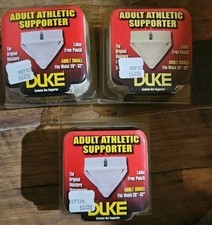 Vintage Duke Jockstrap Athletic Supporter Adult Small 26"-32" New Lot Of 3