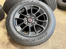 Set 4X OEM 2024 Toyota Tundra TRD 20" Black Rims 265/60R20 Falken AT Tires 99%