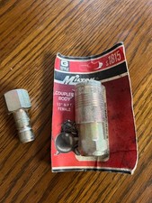 2pc Big 1/2" Milton AIR HOSE COUPLER SET Made In USA Solid Steel quick "G" inch