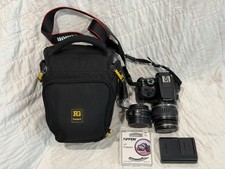 Canon EOS Rebel SL1 DSLR  18-55mm  40mm Lens Battery Charger Bag Bundle