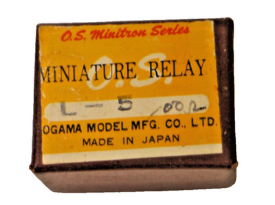 O.S. Minitron Series Miniature Relay, model L-5002 for R.C. Projects New In Box