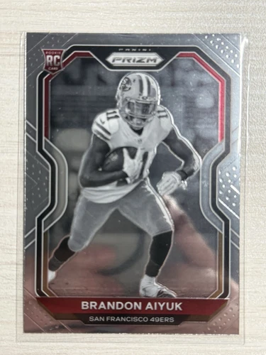 Brandon Aiyuk 2020 Prizm Negative Variation #301 Arizona St 49ers RC Rookie