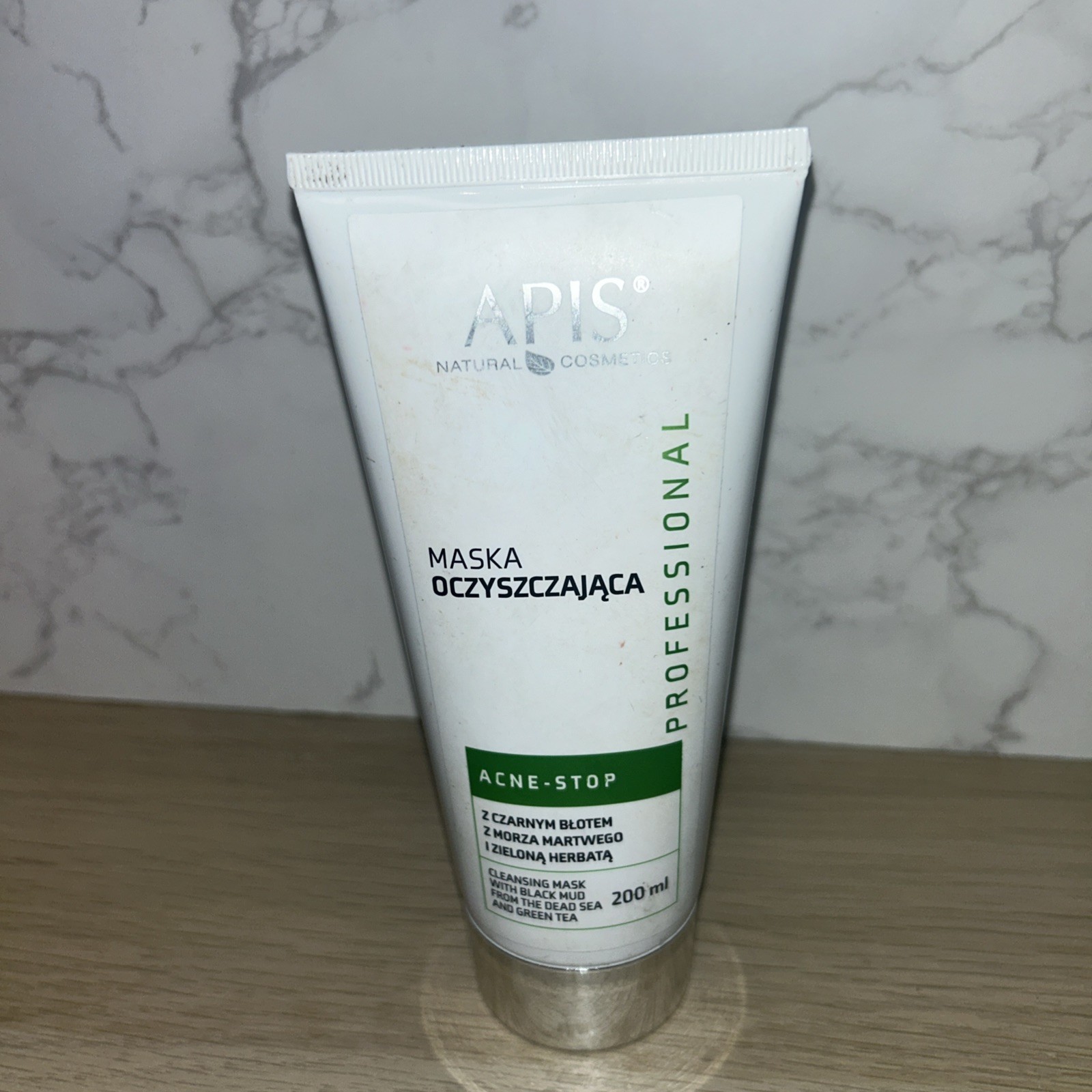 Apis Professional Acne Stop Cleansing Mask Black Mud 200ml New Sealed