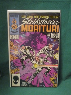 1986 Marvel -STRIKEFORCE: MORITURI #1 - DIRECT EDITION - 7.0