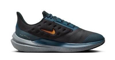 Size 9.5 - Nike Air Winflo 9 Shield Black Deep Jungle for sale