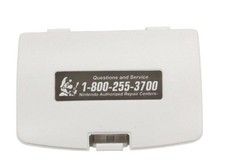 White Battery Cover Game Boy Color for Nintendo GBC Replacement Door New