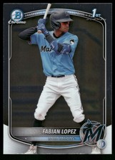 2025 Bowman #BCP-19 Fabian Lopez Chrome Prospects